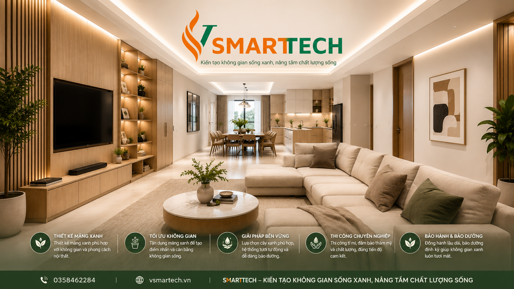 Quy trình thiết kế và thi công nội thất chuyên nghiệp tại Vsmartech